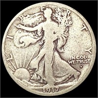 1917-S Walking Liberty Half Dollar NICELY