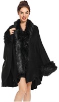 $76 Women Warm Faux Fur Coat