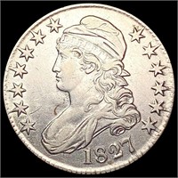 1827 Sq 2 Capped Bust Half Dollar CLOSELY