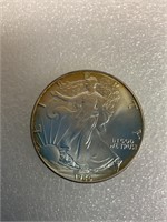 1986 Walking liberty 1 Oz silver dollar