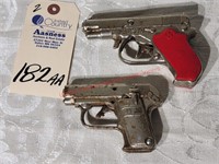 (2) Vintage Cap Gun Pistols