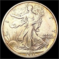 1917 Walking Liberty Half Dollar CLOSELY