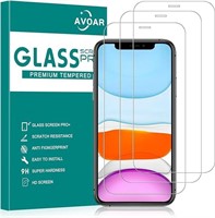 3 Pack Iphone 11/xr Glass Protector