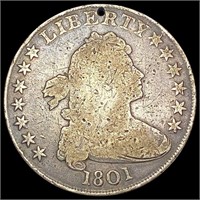 1801 Draped Bust Dollar NICELY CIRCULATED