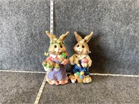 Easter Bunnies Decorative Figurines