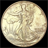 1940-S Walking Liberty Half Dollar CLOSELY