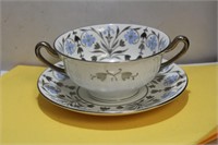 A Wedgwood Soup Bowl and Saucer/Underplate