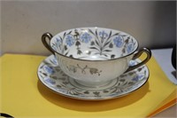 A Wedgwood Soup Bowl and Saucer/Underplate