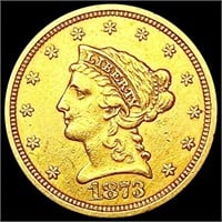 1873 $2.50 Gold Quarter Eagle CLOSELY