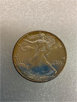 1989 Walking liberty 1 Oz silver dollar