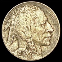 1914-S Buffalo Nickel ABOUT UNCIRCULATED