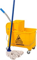 Compact Mop Bucket with Wringer