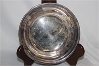 A Silverplated Saucer