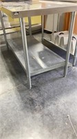 Stainless steel table 60 x 30 x 36