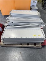 Metal shelving unit 108w x 12d x 90t