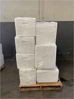 Pallet of 23 Styrofoam Coolers