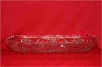 A Pressed Glass Oblong Plate