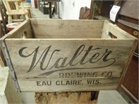 Walters Brewing Co. Wooden Box - Eau Claire, wI