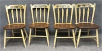 Set of Four Vintage Hitchcock Chairs