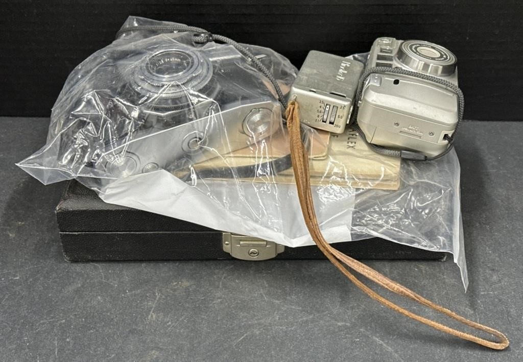 (E) Minolta 16 MG Camera, Contaflex Zeiss Ikon