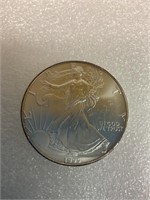 1995 Walking liberty 1 Oz silver dollar