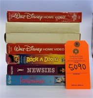 Lot of 1990's Disney/Family VHS Screeners, "Rock-A