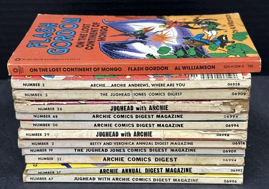 (E) Archie Comics and Flash Gordon Comics