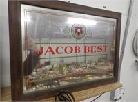 Jacob Best Premium Light Beer Mirror -