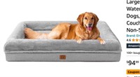 EHEYCIGA Memory Foam Dog Bed Large XL