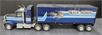 (E) Nylint Pressed Steel Tractor-Trailer Silver