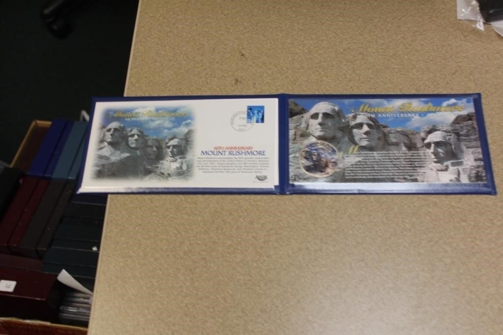 Mount Rushmore Commemorative Coin and Stamp