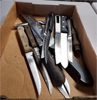 Random box of kitchen knives