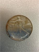 2001 Walking liberty 1 Oz silver dollar