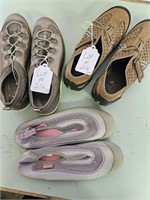 3 PAIRS OF WOMENS  SIZE 8 SHOES
