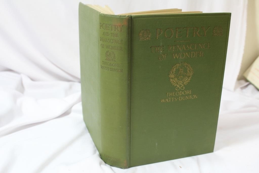 Book: Poetry and the Renascence of Wonder
