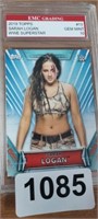 SARAH LOGAN  WWE RAW WOMEN GEM MINT 10 GRADED CARD