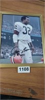 JIM BROWN AUTOGRAPHED 8 X 10 PHOTO WITH COA