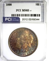 1890 Morgan MS65+ LISTS $2200