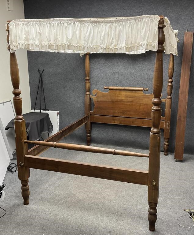 Antique Full Canopy Bed