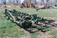 JD 1100 3 pt 18 ft field cultivator with harrow