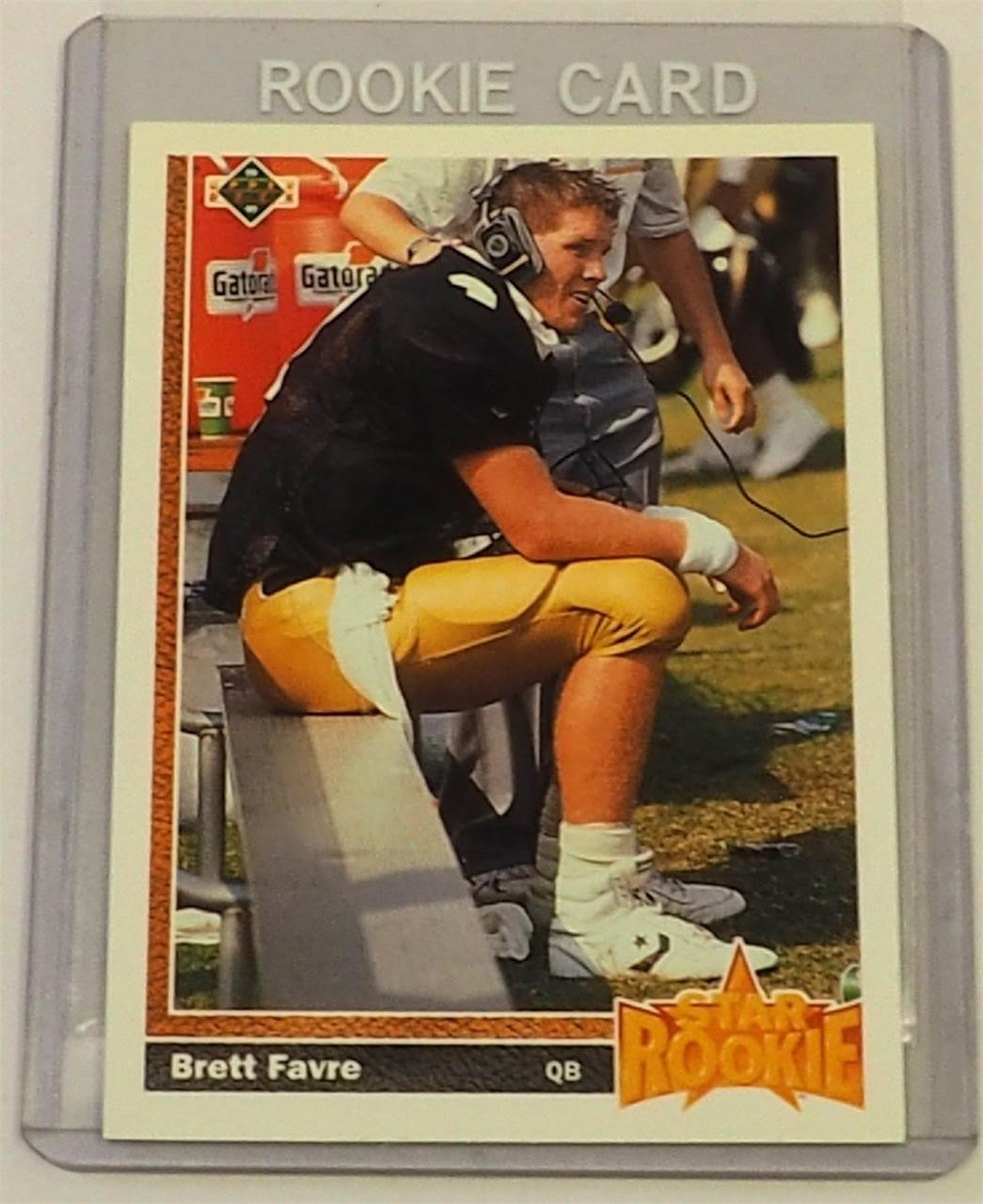 Rookie Card Brett Favre 1991 Upper Deck #13
