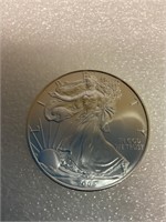 2008 Walking liberty 1 Oz silver dollar