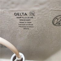 Delta toilet tank