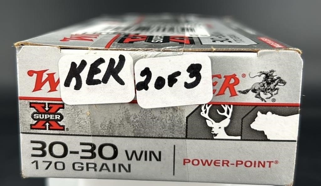 Winchester 30-30 Win Ammo Full Box 170 Grain