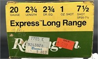 Remington 20 Ga Express Long Range Ammo Full Box
