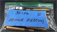 10 Rounds Of 30-06 Armor Piercing Ammo