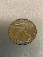 1988 Walking liberty 1 Oz silver dollar