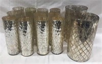 14 Glass Vases