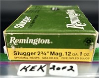 Remington Slugger Mag 12 Ga 2 3/4 Ammo Full Box