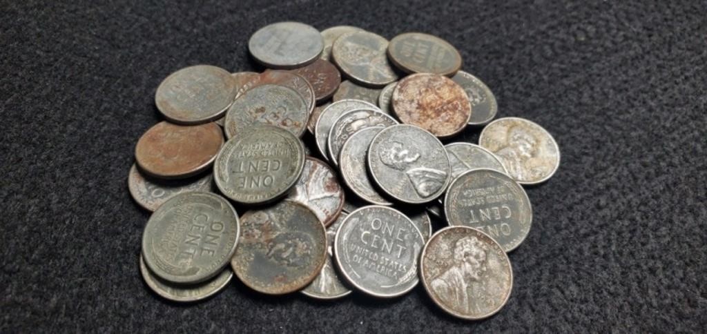 40 - 1943 Steel War Cents